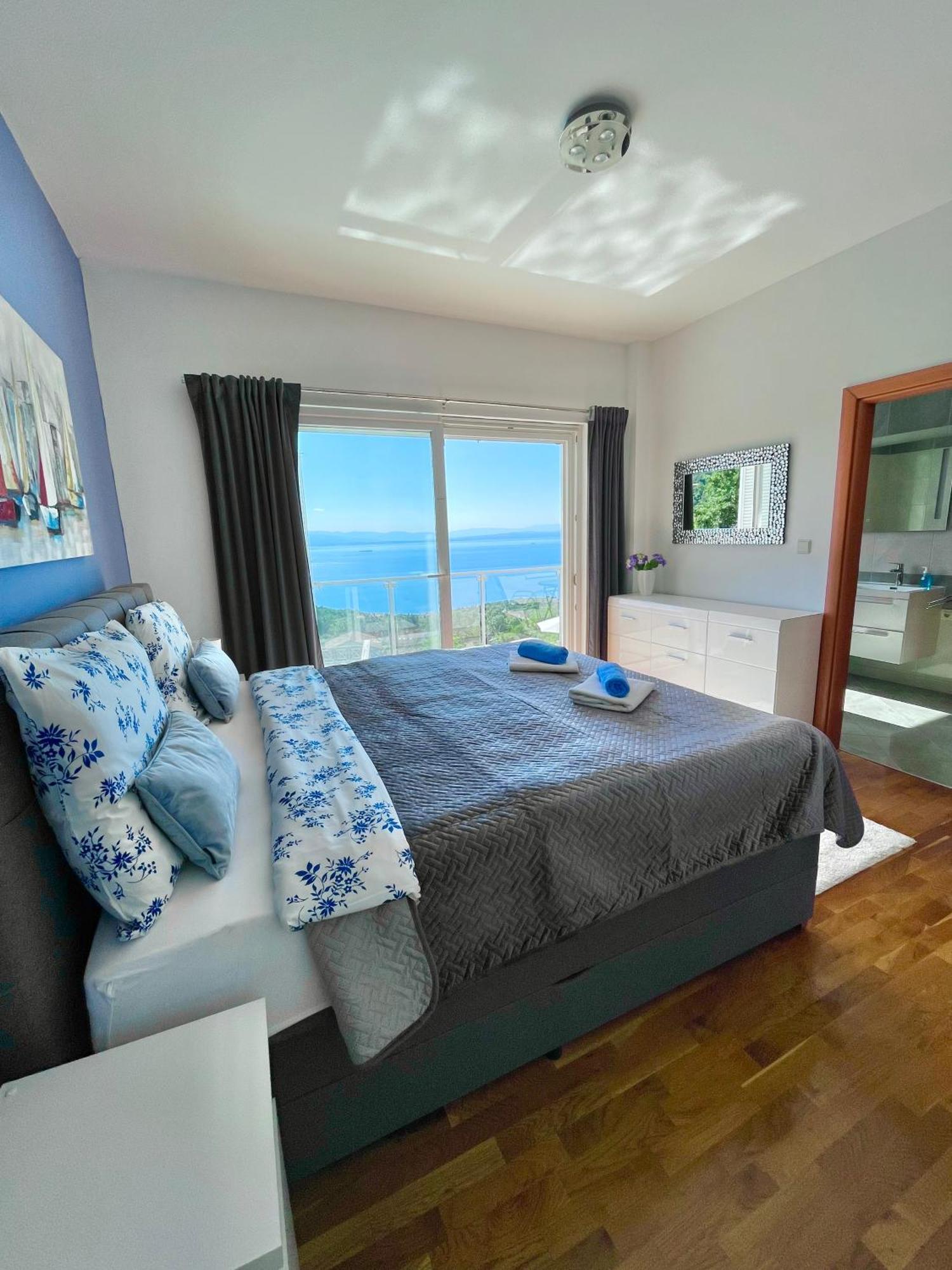 Luxury Villa Eternity - Marvelous Sea View - Box Spring Beds - Opatija-Poljane מראה חיצוני תמונה